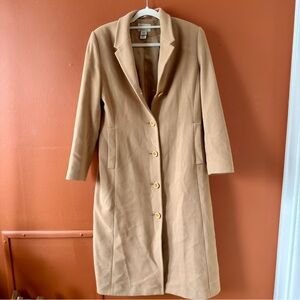 Vintage L.L.Bean Wool Cashmere Trench Coat – Women’s Size 10